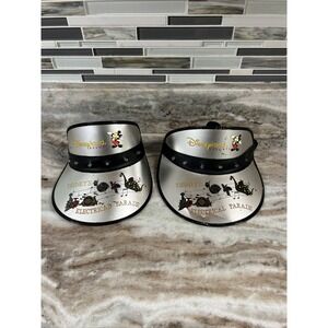 Vintage Disneyland Resort Disney's Electrical Parade Light Up Visor Lot Of 2